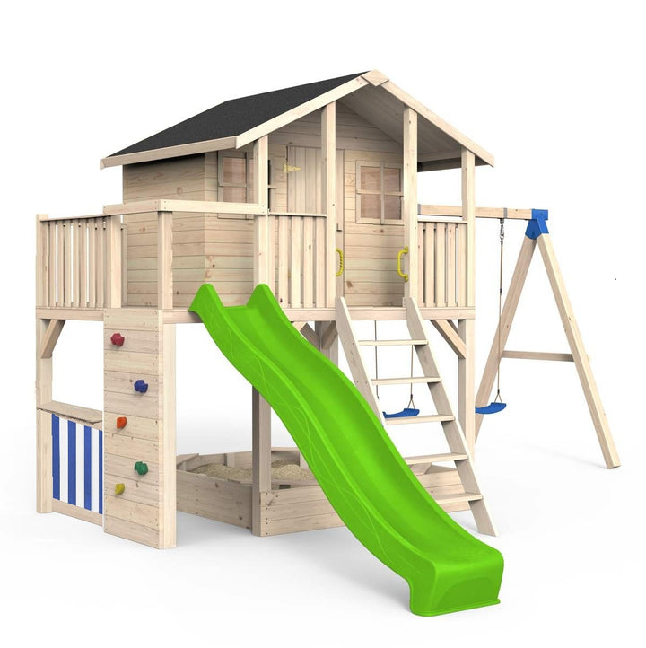 Stelzenhaus Tobi Spielwelt Edition - End of Summer Sale - blau-grün