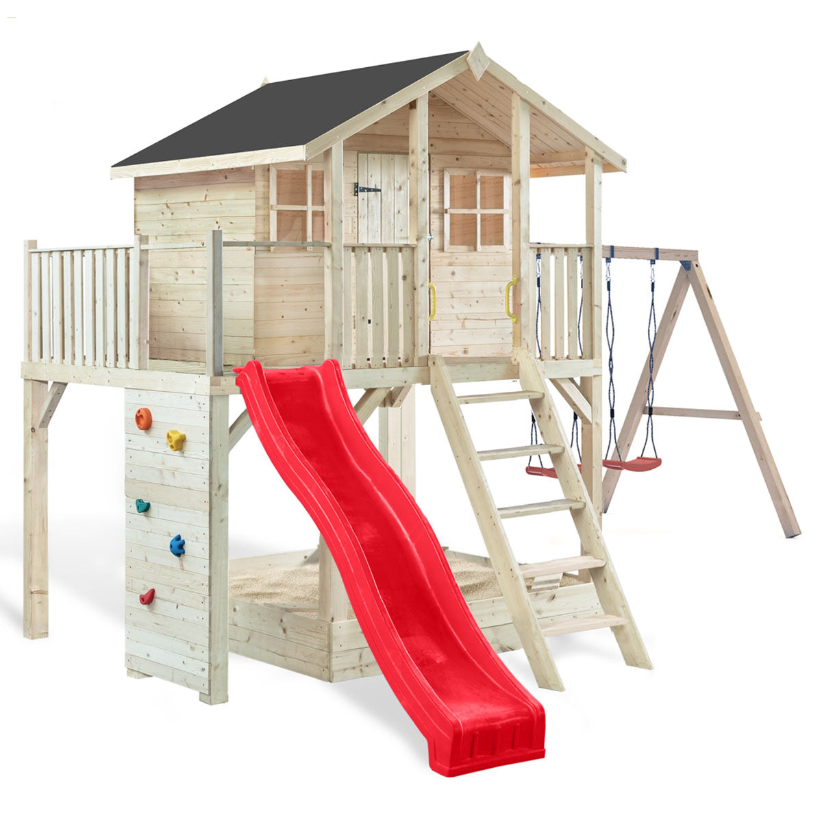 Stelzenhaus - ein kreatives Kinderspielhaus für viele Spielideen