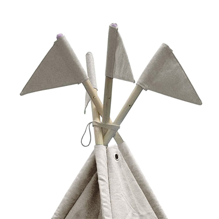 Tipi Canvas mit Flaggen
