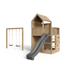 Spielturm Anton - Kompakt - Swing - Lärche - 370