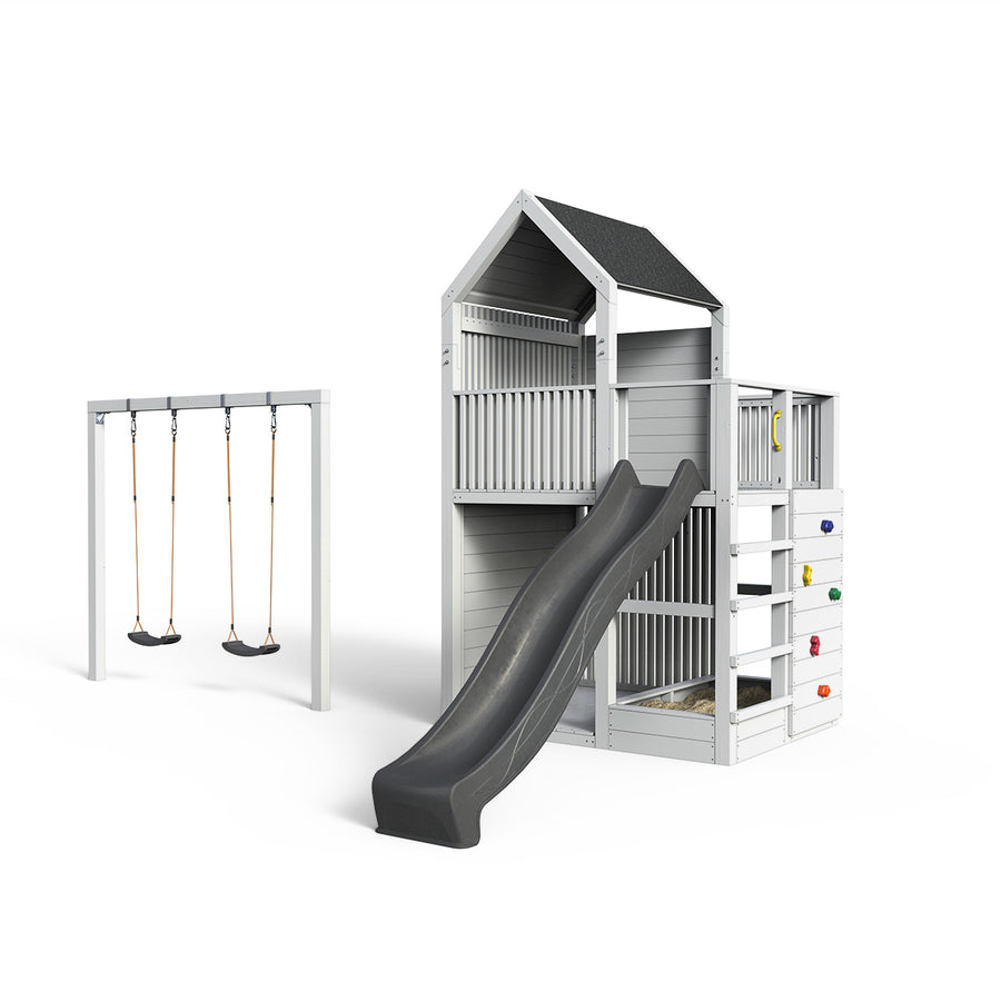 Spielturm Anton – Kompakt - Swing – Fichte  - 376