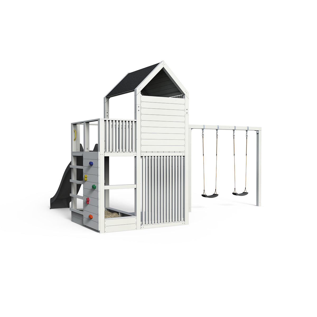 Spielturm Anton – Kompakt - Swing – Fichte  - 376