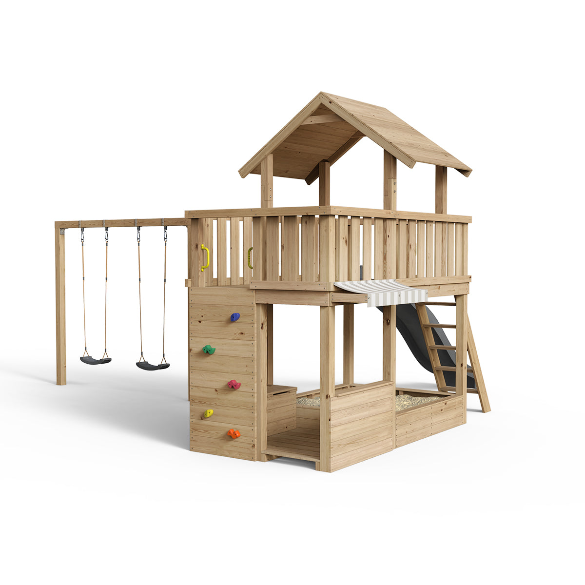 Spielturm Mia - Spielwelt- natürlich Lärchenholz