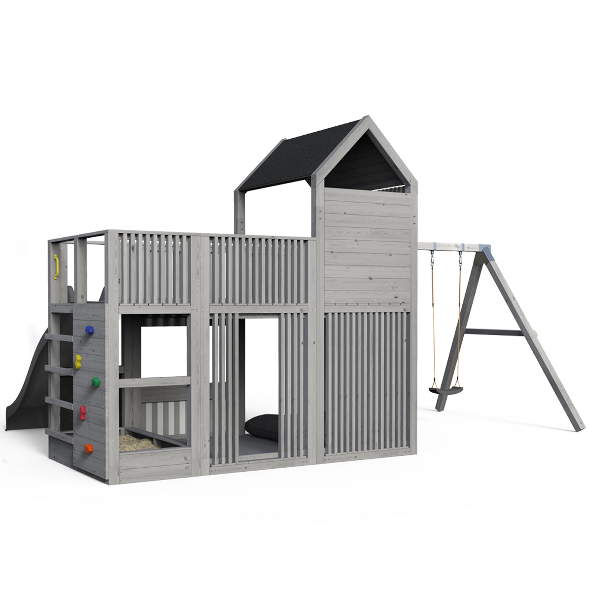 Spielturm Anton - Premium - Swing – 377 - Fichte