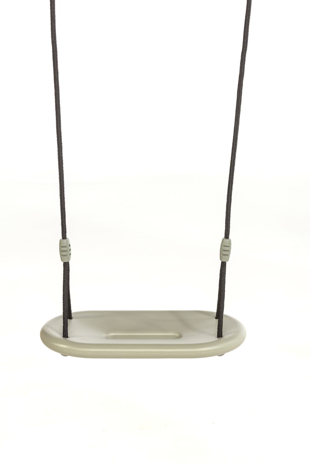 Schaukelsitz ergonomisch XXL - schwarzes geflochtenes Seil - Hellgrün/Grün