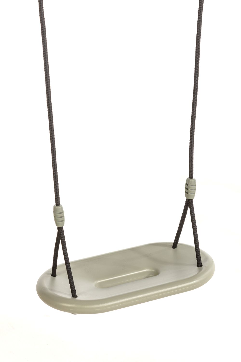 Schaukelsitz ergonomisch XXL - schwarzes geflochtenes Seil - Hellgrün/Grün