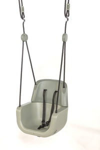 Babysitz Kunststoffschale 3 in 1 -  Grün/Hellgrün