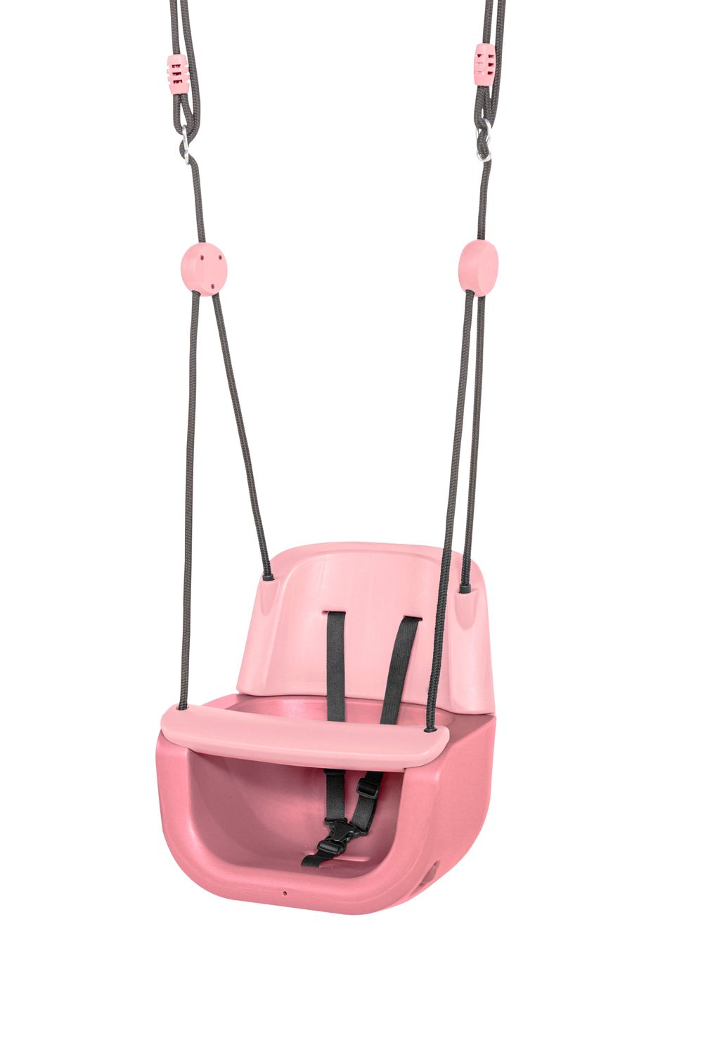 Babysitz Kunststoffschale 3 in 1 -  Rosa/Hellrosa