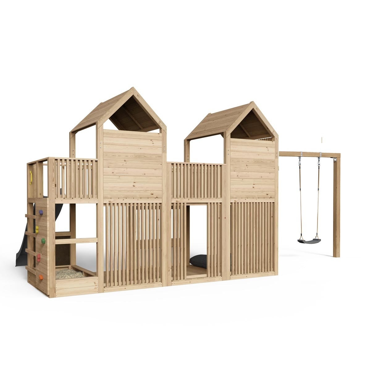 Spielturm Anton – Loft - Swing – Lärche - 375