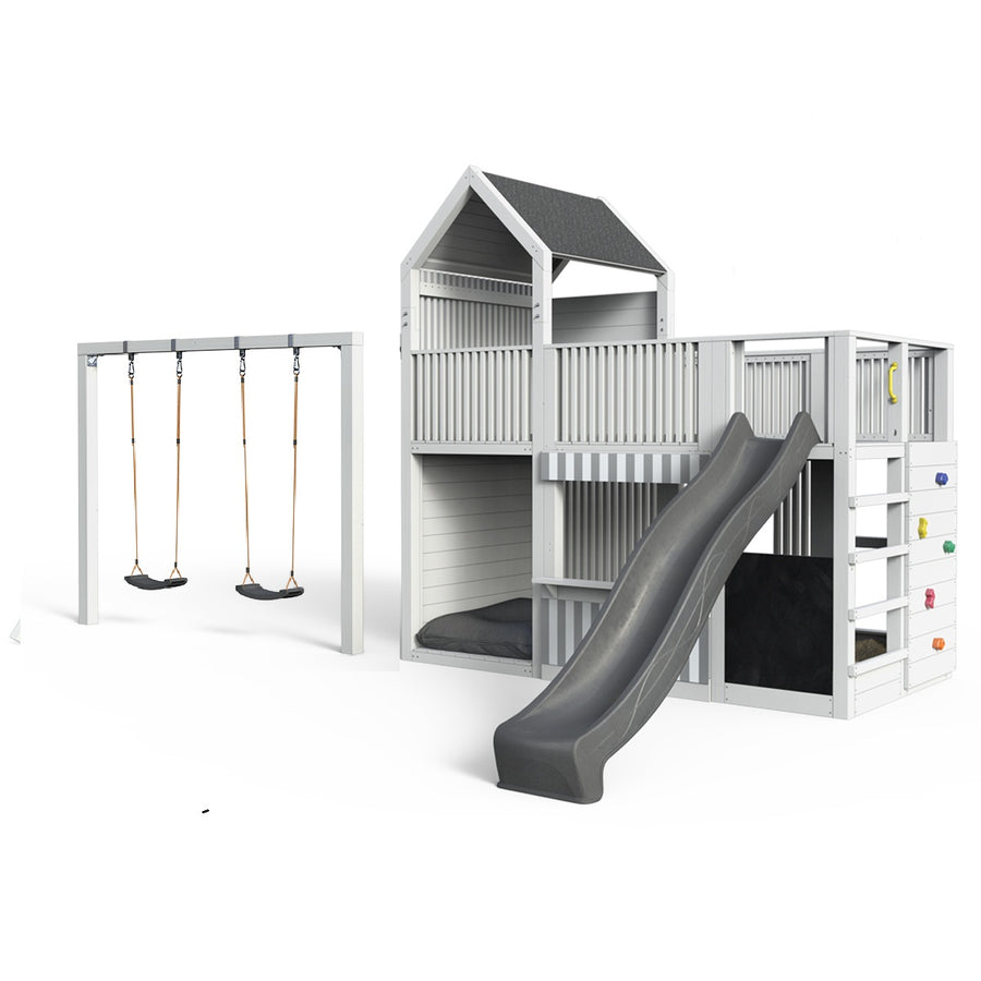 Spielturm Anton - Premium - Swing – Fichte -  377