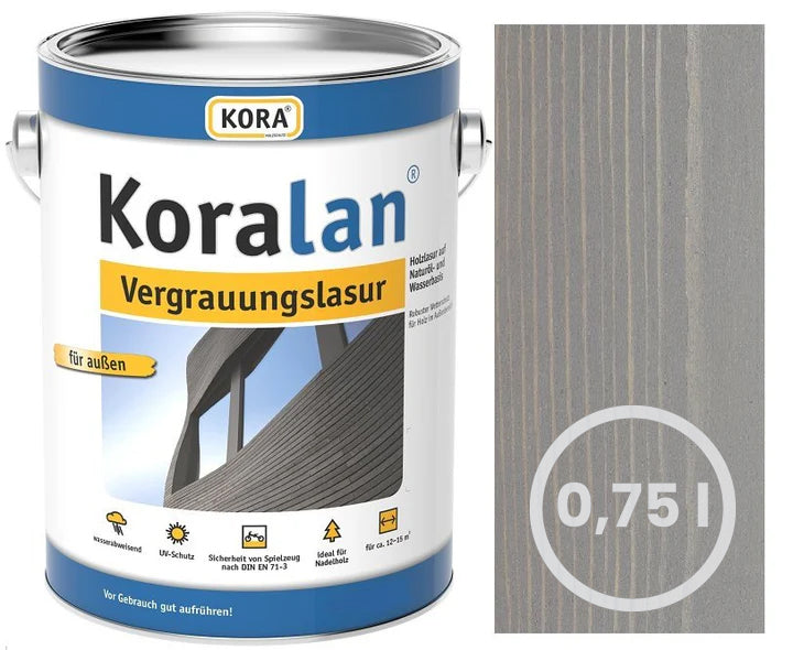 Koralan Vergrauungslasur Silber