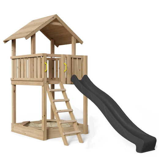Spielturm Mia – Kompakt – 258 - natürlich Lärchenholz